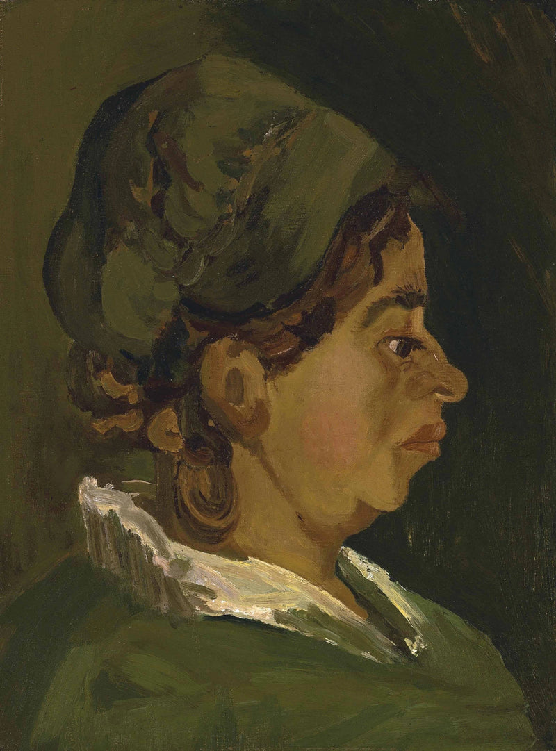 ראש איכרה: פרופיל ימני - Vincent van Gogh