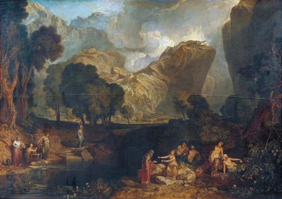 אלת המחלוקות בוחרת את התפוח של המחלוקת בגינת ההספרידות - ג' מ. ו. טרנר
