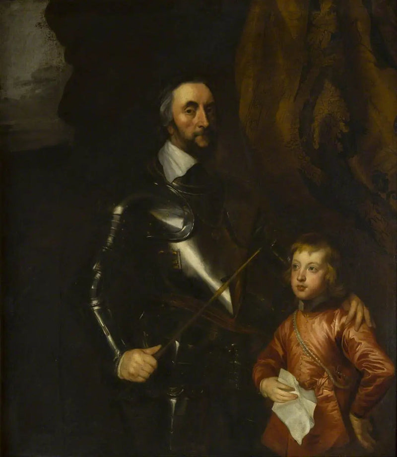 תומאס (1592–1646), הרוזן של ארונדל, עם אחד מנכדיו - אנטואן ואן דייק