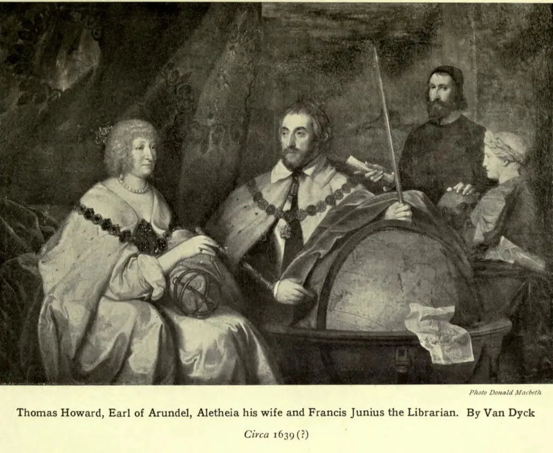 תומאס הווארד, הרוזן השני ארונדל (1585-1646) ואשתו ליידי אלתיאה טלבוט, רוזנת ארונדל (בערך 1590-1654) עם אולי פרנסיס ג'וניוס (1589-1677) או ויליאם פטי