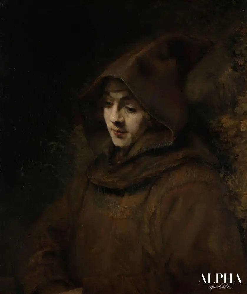 Titus en moine - Rembrandt van Rijn - Reproductions de tableaux et peintures haut de gamme