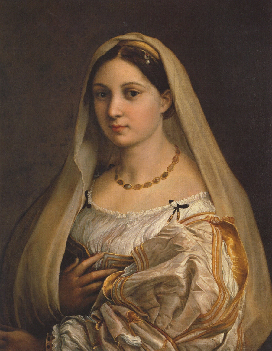 La Donna Velata - Raphaël - Réproduction huile sur toile