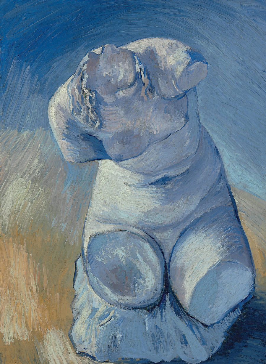 פסלון גבס: חזה של אישה, מבט חזיתי - Vincent van Gogh