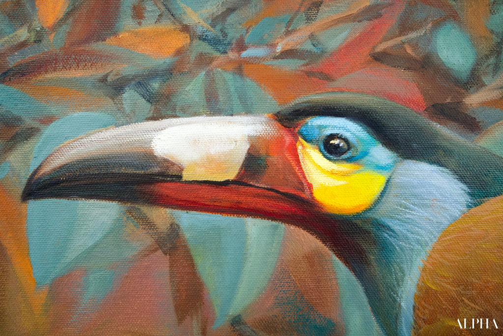 Mountain Toucan – Somchai | 60 x 90 cm Reproductions de tableaux à la peinture à l’huile