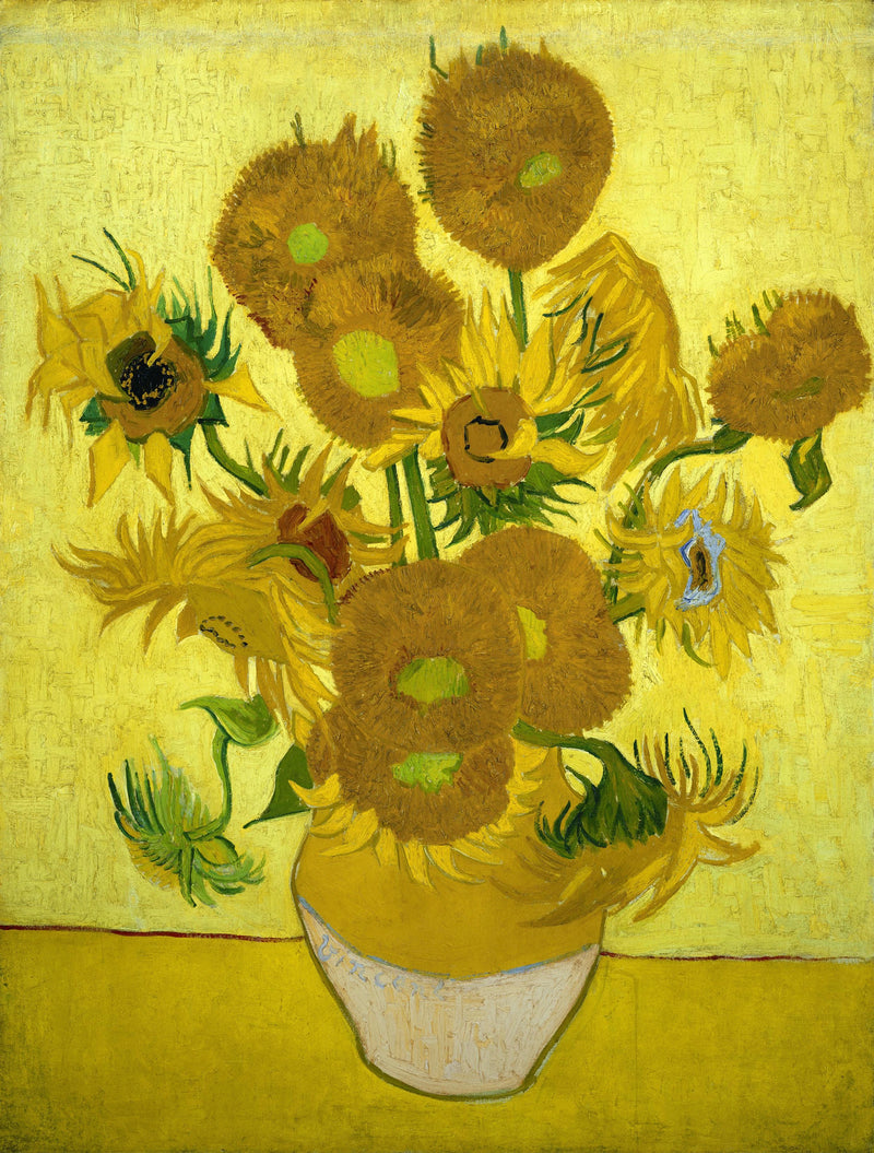טבע דומם: אגרטל עם חמש עשרה חמניות - Vincent van Gogh
