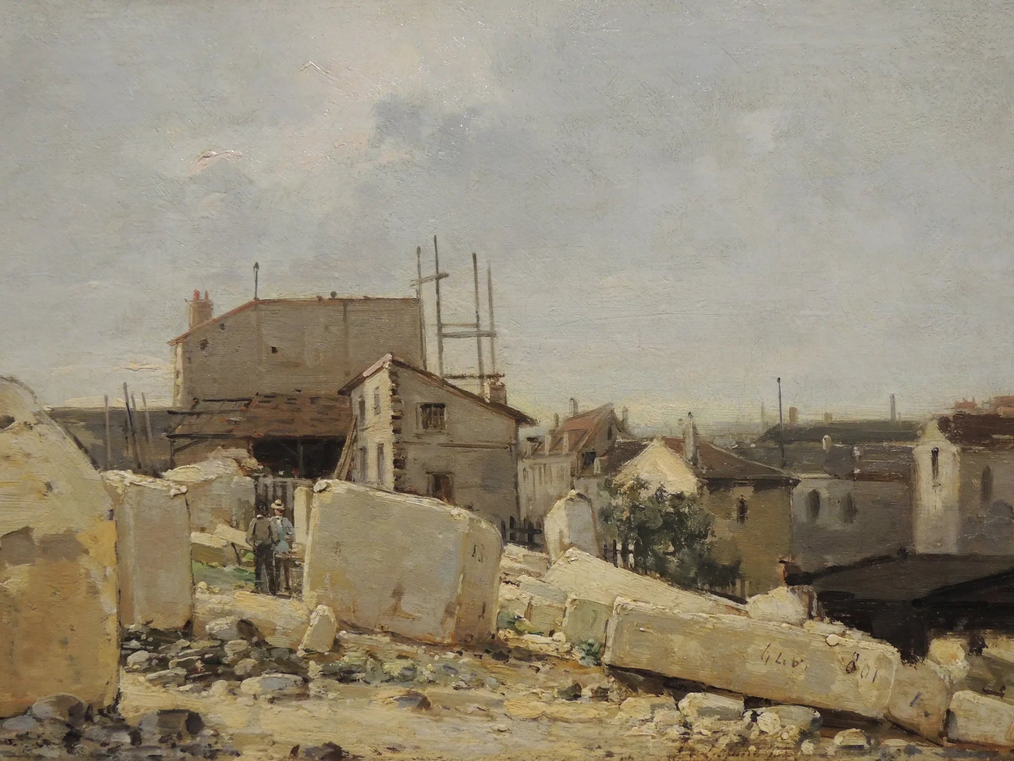 Travaux de terrassement à Caen - Stanislas Lépine image 1 copie de tableau peinte à la main