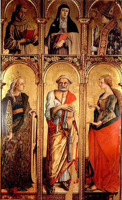 Triptyque de Montefiore - Carlo Crivelli - Alpha Reproduction