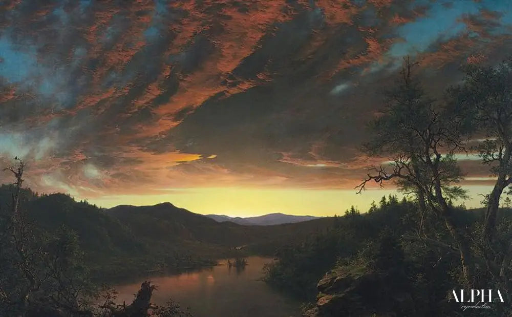 Twilight in the Wilderness - Frederic Edwin Church - Reproductions de tableaux et peintures haut de gamme