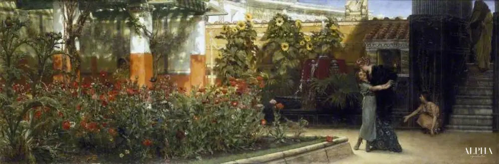 Un accueil chaleureux - Lawrence Alma-Tadema Reproductions de tableaux à la peinture à l’huile