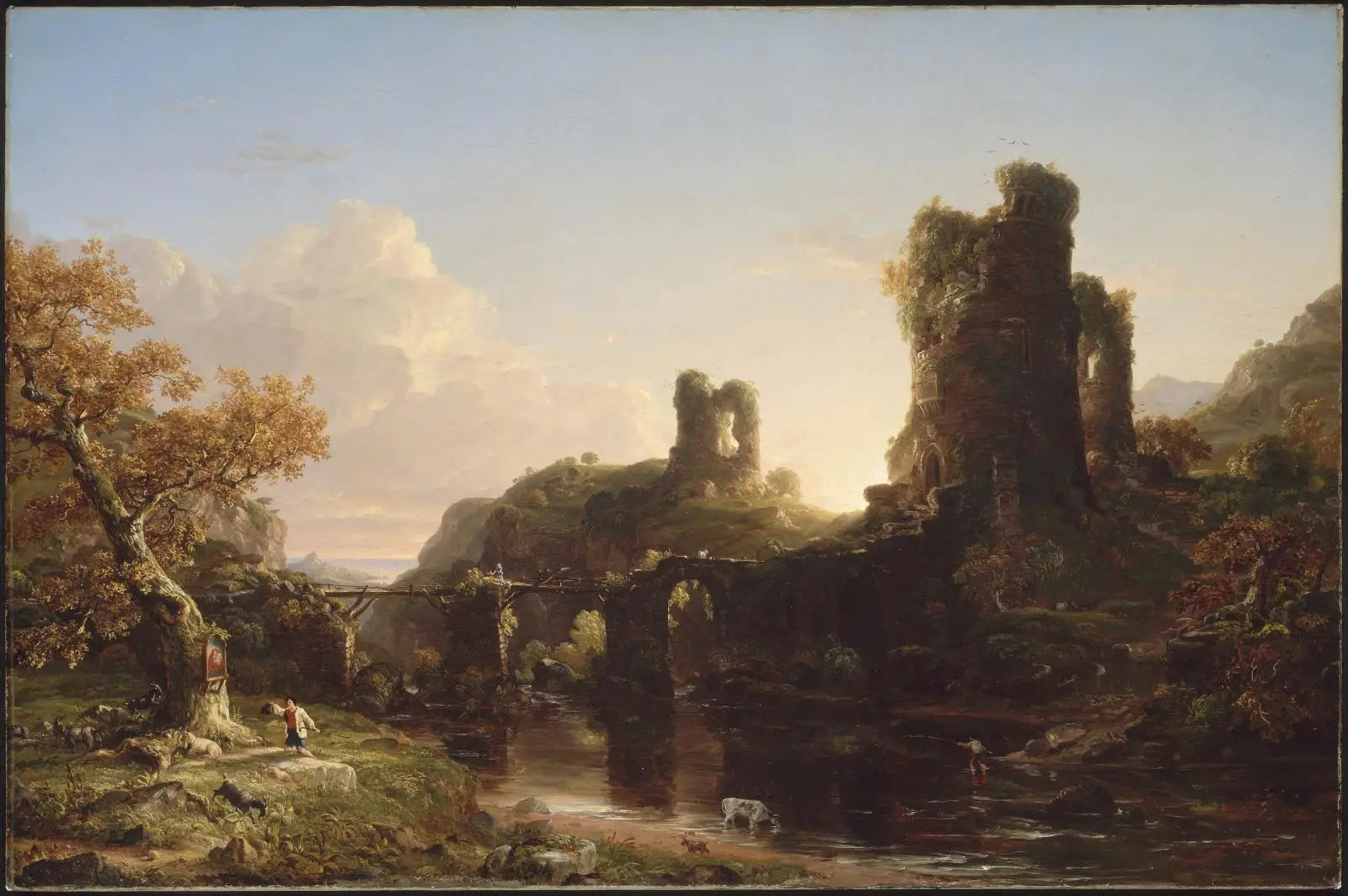 Un automne italien - Thomas Cole - Alpha Reproduction