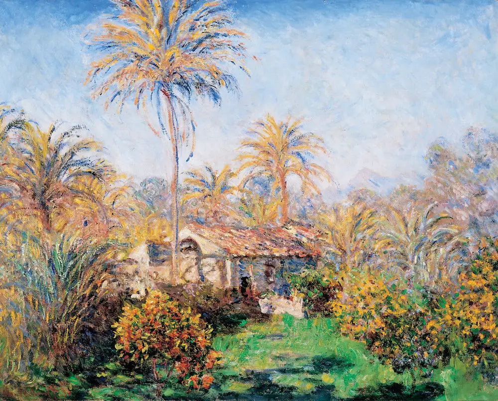 Reproduction du tableau « Un coin de ferme à Bordighera - Claude Monet » par Alpha Reproduction en peinture à l’huile