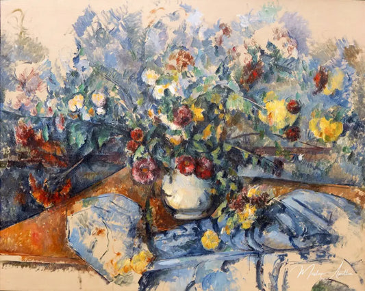 Un grand bouquet de fleurs, c.1892 - Paul Cézanne - Reproductions de tableaux et peintures haut de gamme