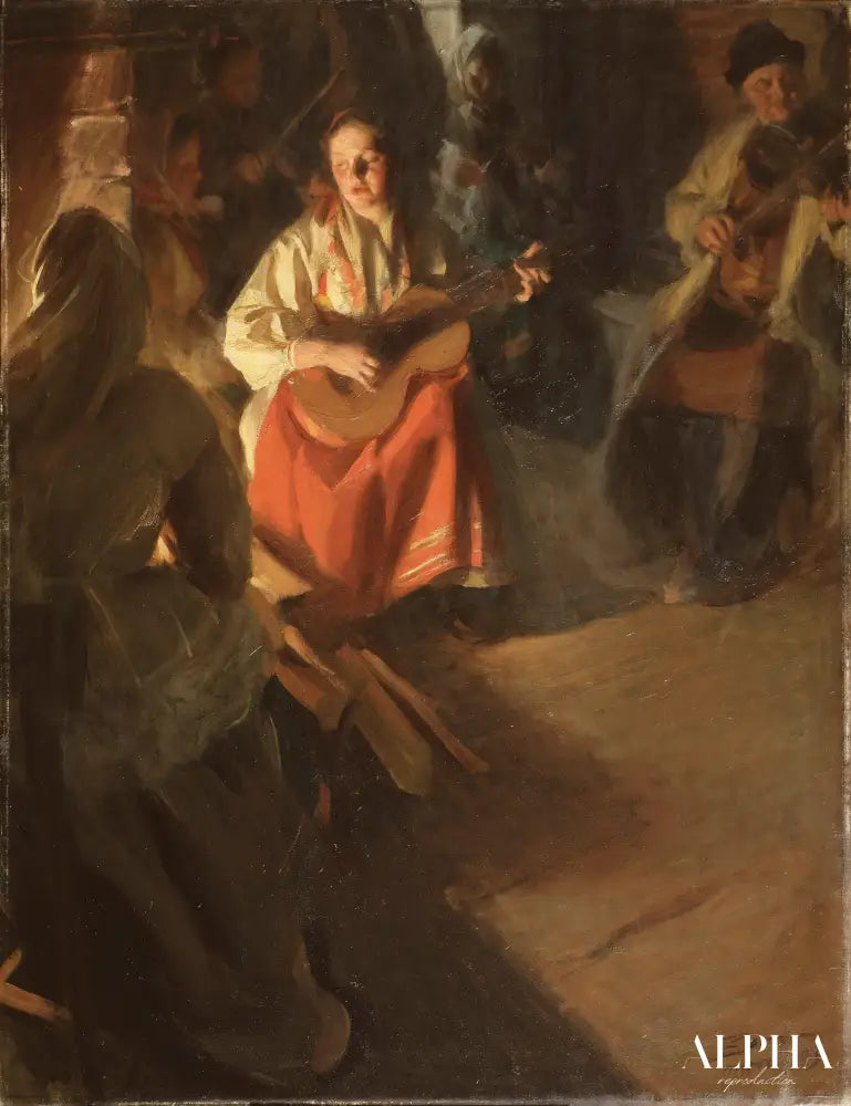 Une Famille de musiciens, 1905 - Anders Zorn - Reproductions de tableaux et peintures haut de gamme