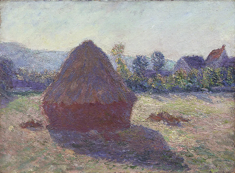 קש קציר בשמש הערב - Claude Monet