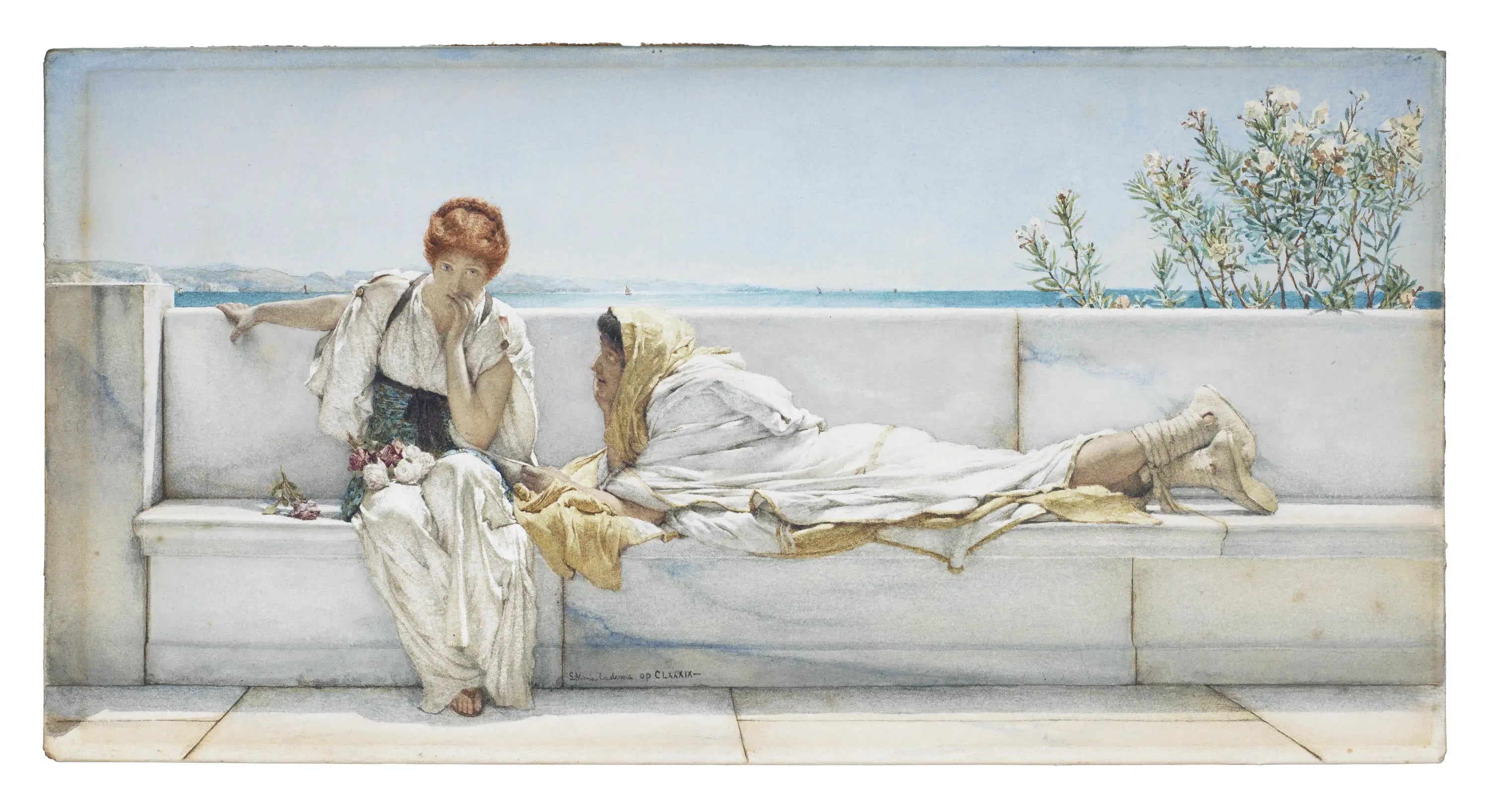 Une sollicitation - Lawrence Alma-Tadema - Alpha Reproduction