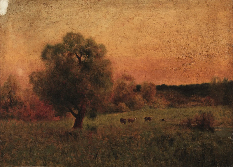 פרות בשדה - ג'ורג' אינס