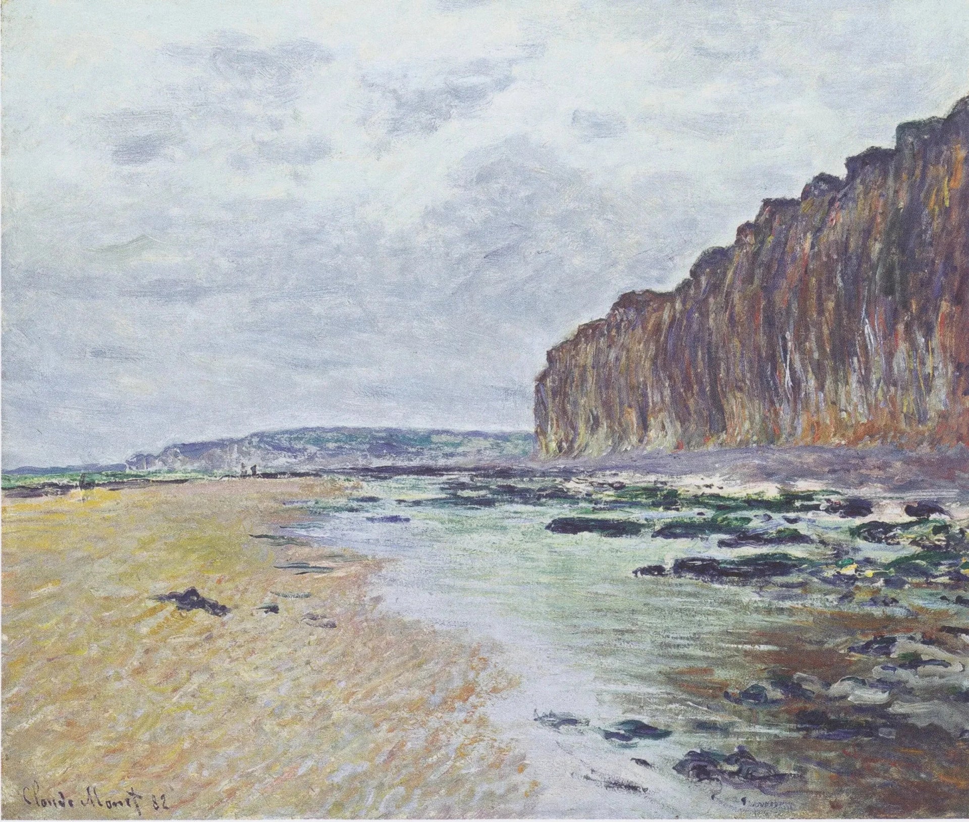 Varengeville, marée basse W723 par Claude Monet, Kunst Museum Winterthur