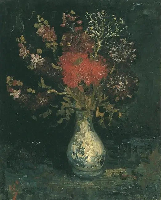 אגרטל עם פרחים - Vincent van Gogh
