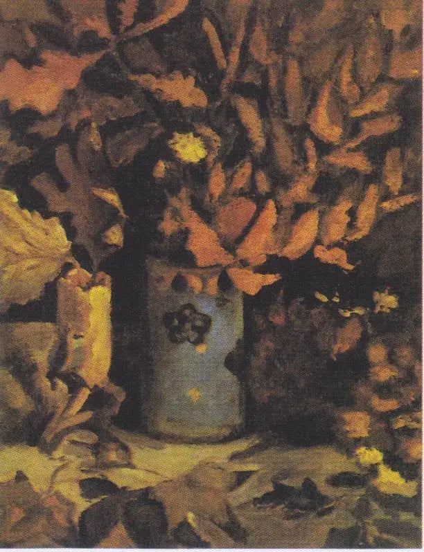 vase עם עלים מתים - וינסנט ואן גוך