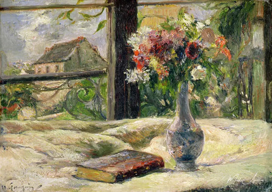 Vase de fleurs - Paul Gauguin - Reproductions de tableaux et peintures haut de gamme