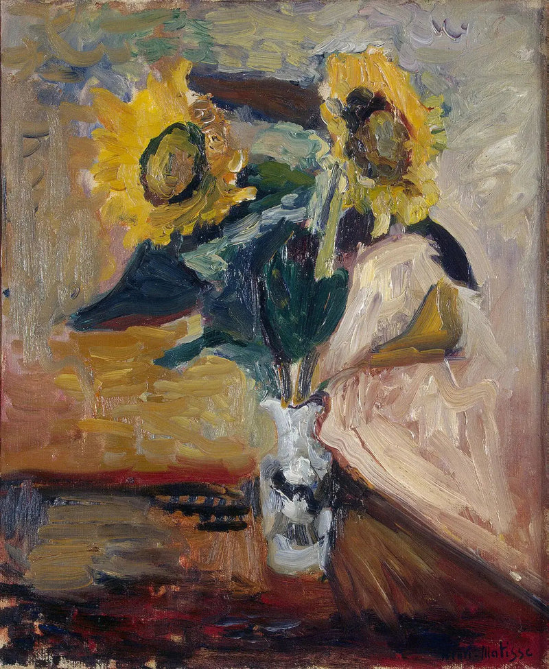 vase של חמניות - אנרי מאטיס