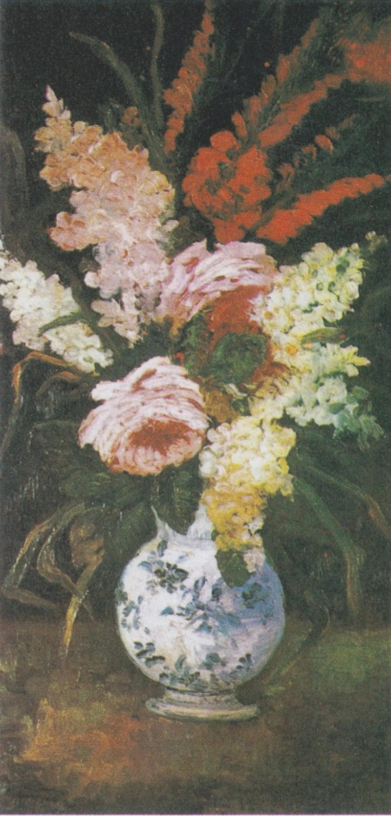 אגרטל עם גלדיולות ולילך - Vincent van Gogh