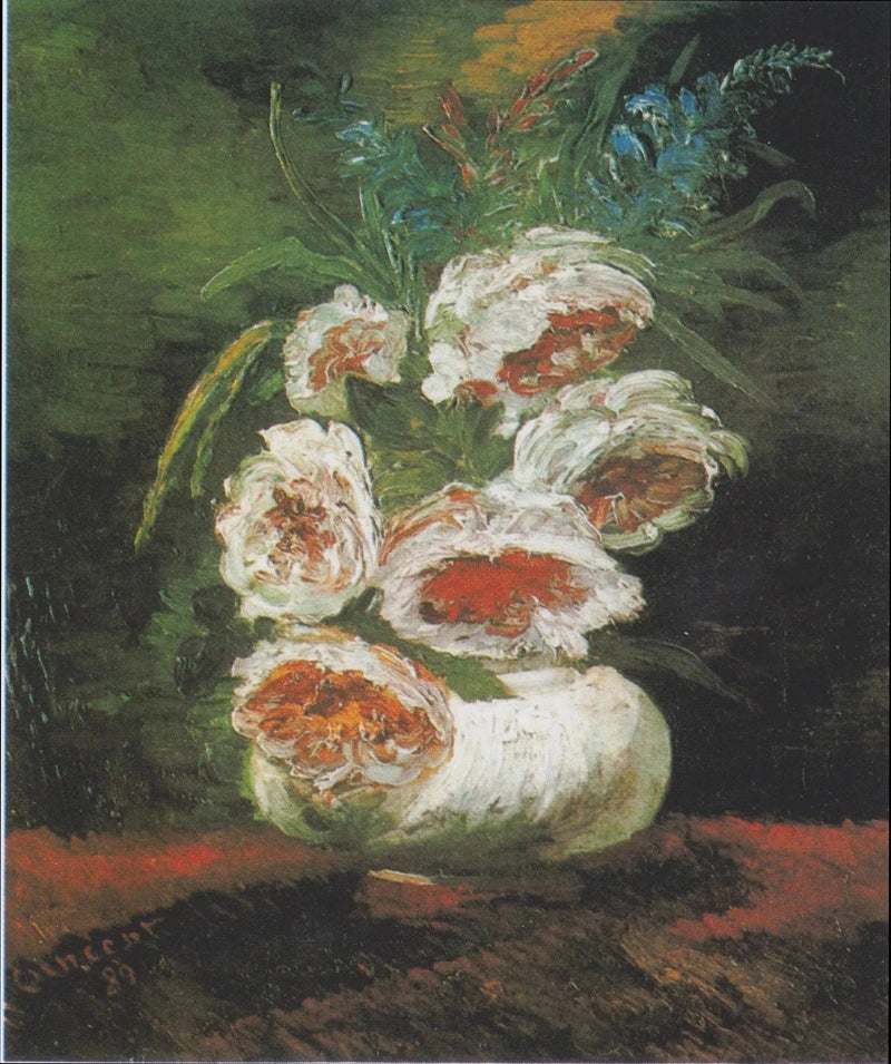 אגרטל עם פיונים - Vincent van Gogh