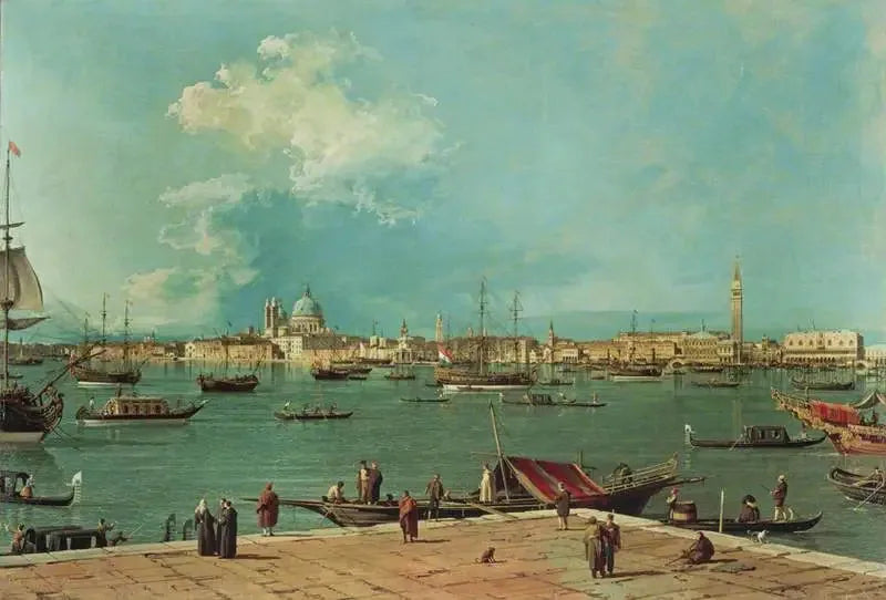 ונציה: אגן סן מרקו מ-San Giorgio Maggiore - קאנאלטו