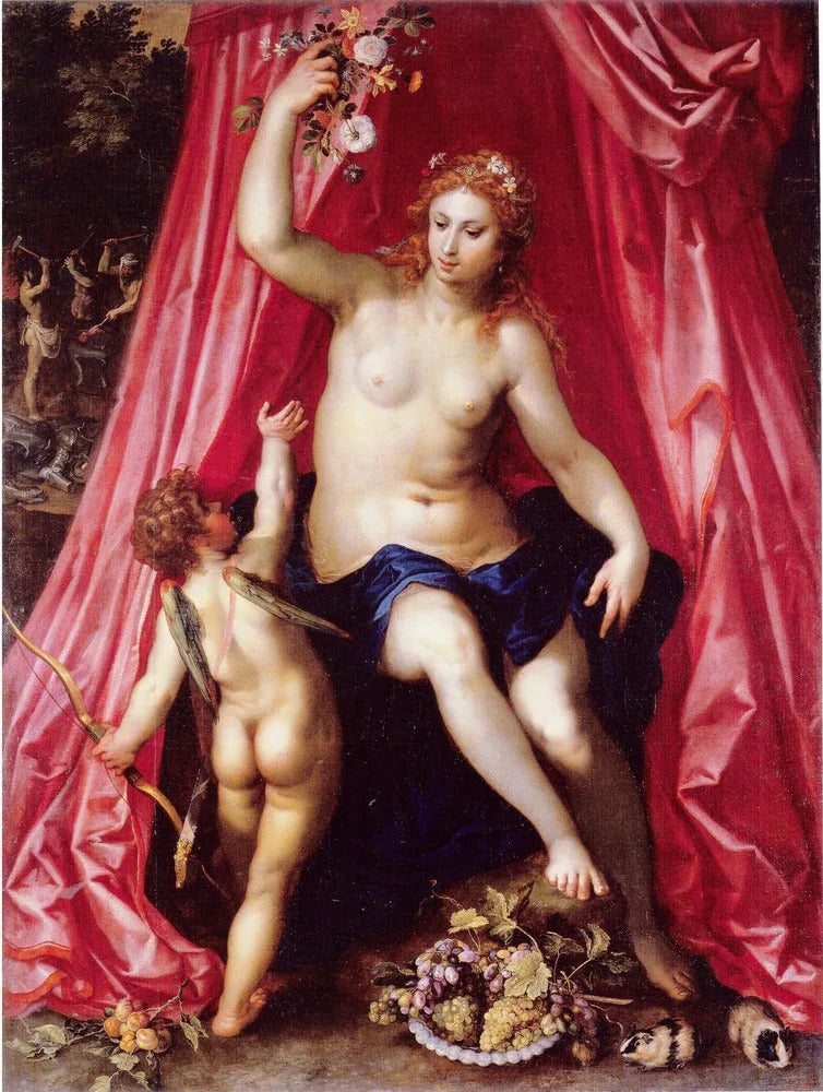 Vénus et Cupidon - Jan Brueghel l'Ancien