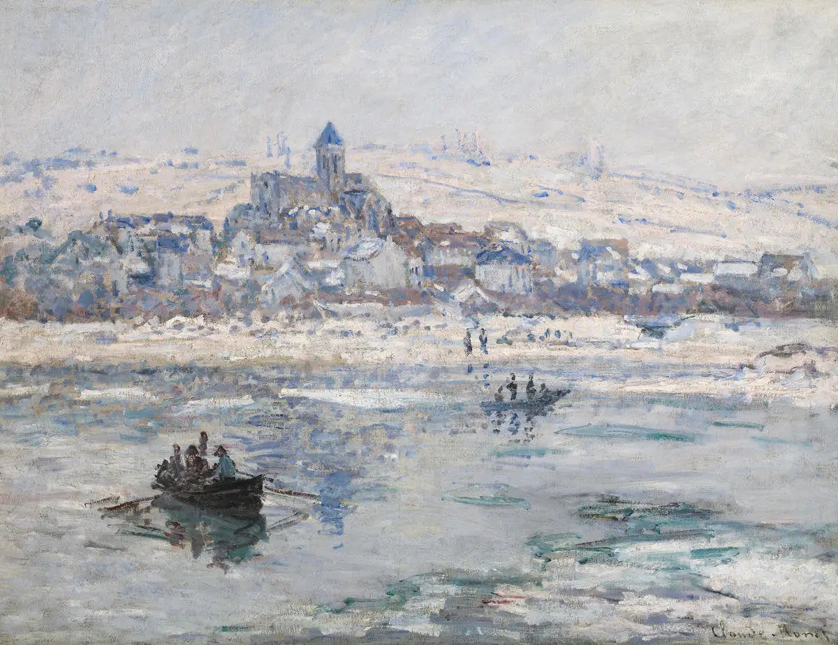 Vétheuil en hiver - Claude Monet - Alpha Reproduction