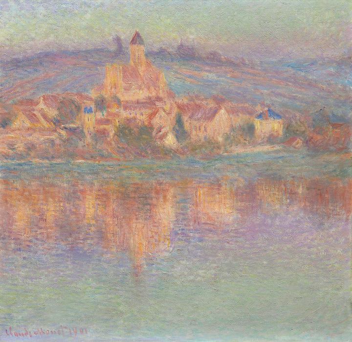 Vétheuil, אפקט ערב - קלוד מונה
