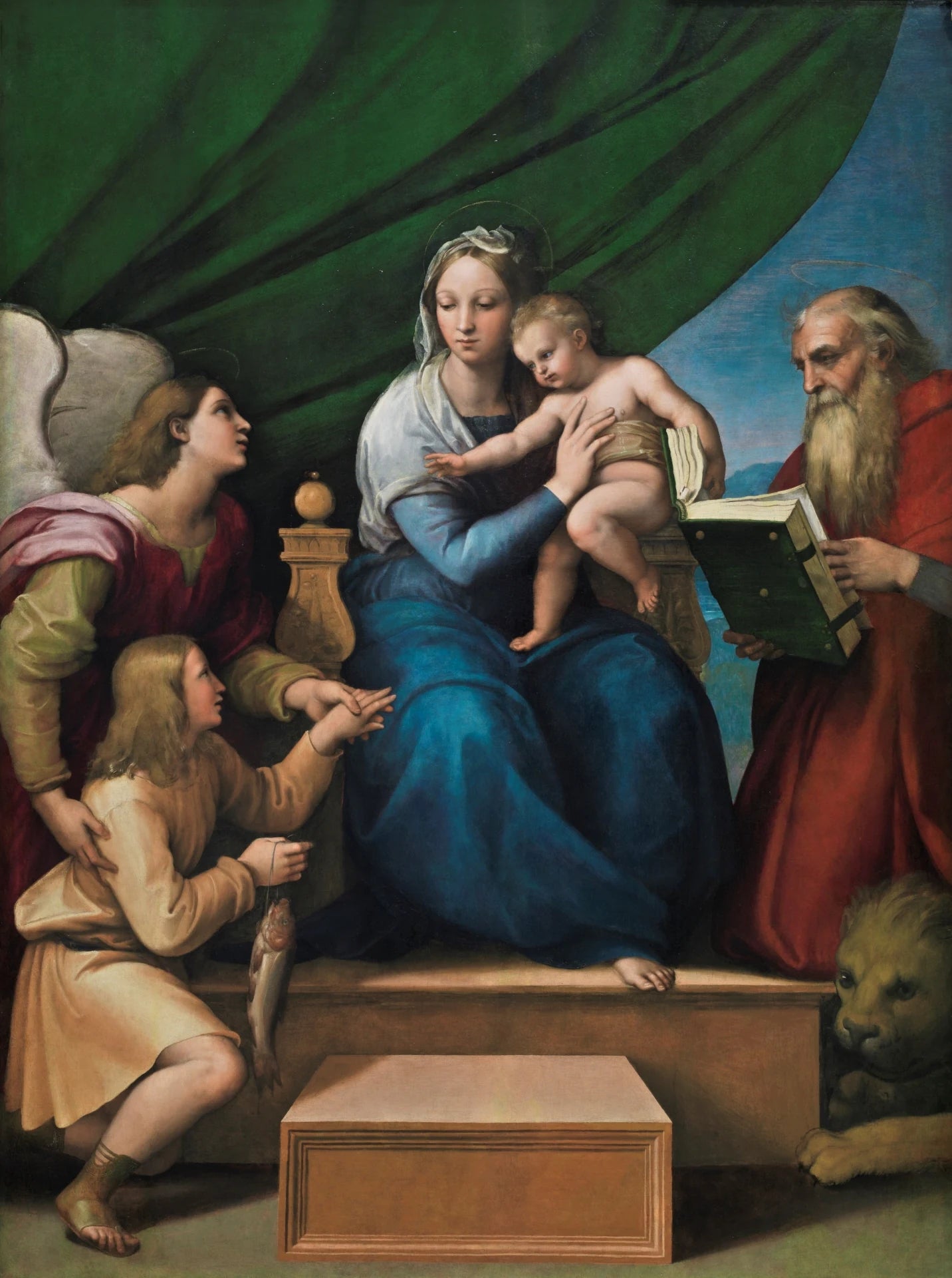 La Vierge au poisson - Raphaël Sanzio