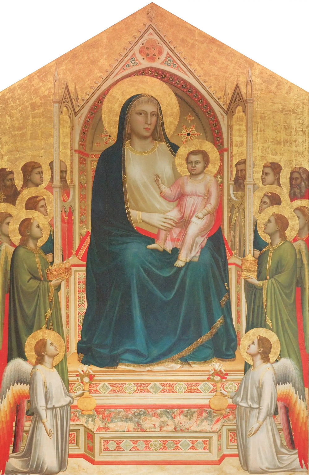 Vierge d'Ognissanti - Giotto image 1 reproduction réalisée par Alpha Reproduction