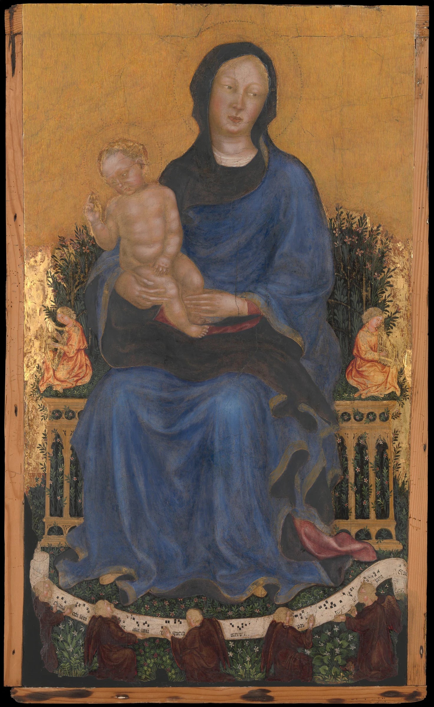 Vierge à l'Enfant avec des anges - Gentile da Fabriano (Gentile di Niccolò di Giovanni di Massio)
