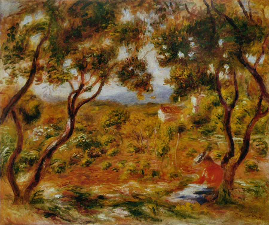 הגפנים בקאן - פייר-אוגוסט רנואר