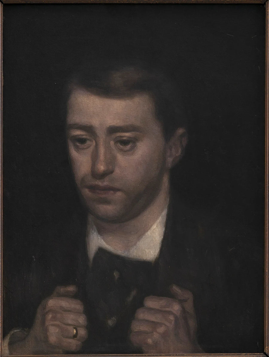 Le Compositeur Fini Henriques, peinture de Vilhelm Hammershøi