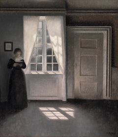 פנים Strandgade 30, 1900 - Vilhelm Hammershøi