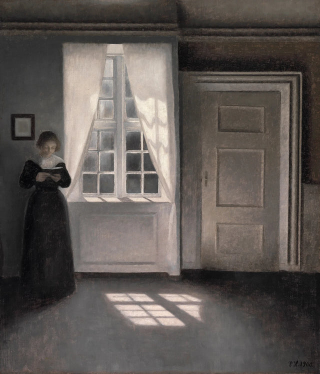 פנים Strandgade 30, 1900 - Vilhelm Hammershøi