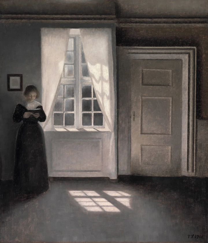 פנים Strandgade 30, 1900 - Vilhelm Hammershøi