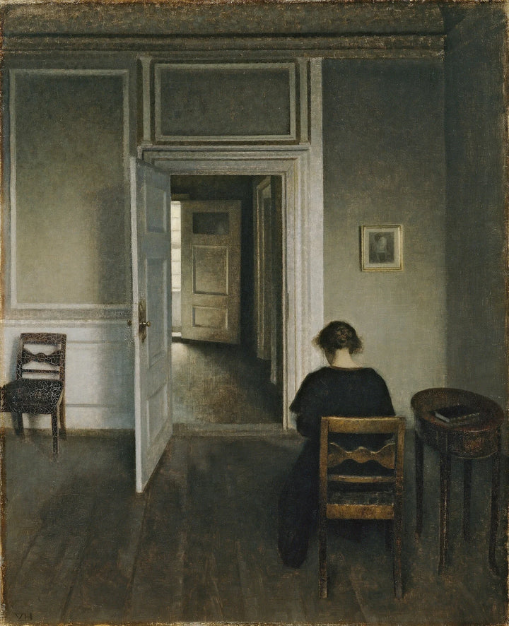 פנים, Strandgade 30, 1906 - Vilhelm Hammershøi
