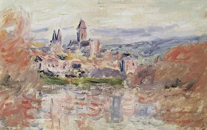 הכפר של Vétheuil W670 - קלוד מונה