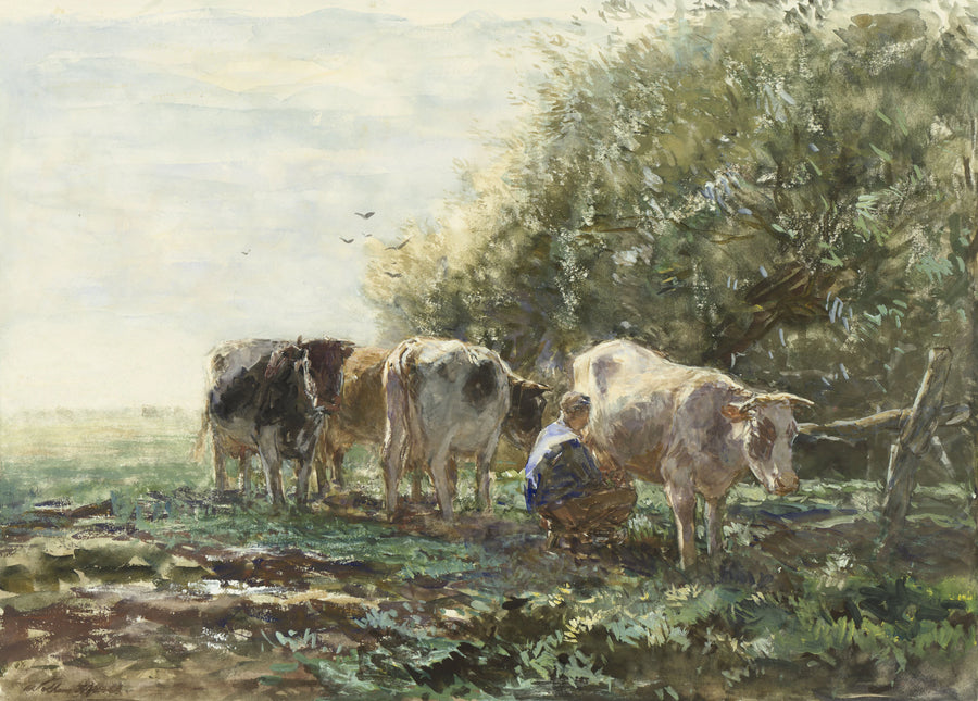 Le virage du lait - Willem Maris