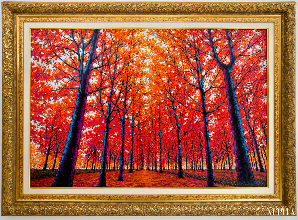 Visage d’Automne | 150 x 100 cm Reproductions de tableaux à la peinture à l’huile