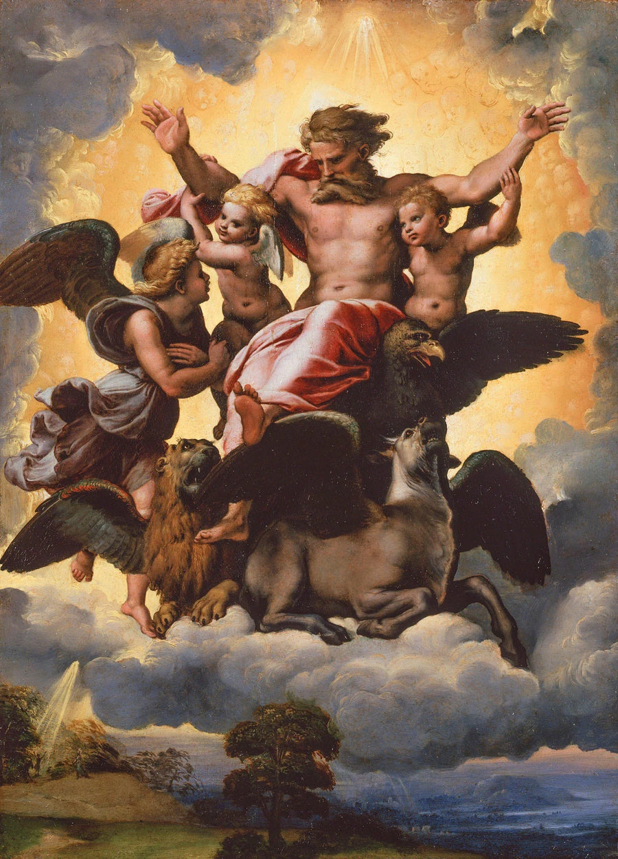 La Vision d’Ézéchiel, vers 1517-1518 – Raphaël