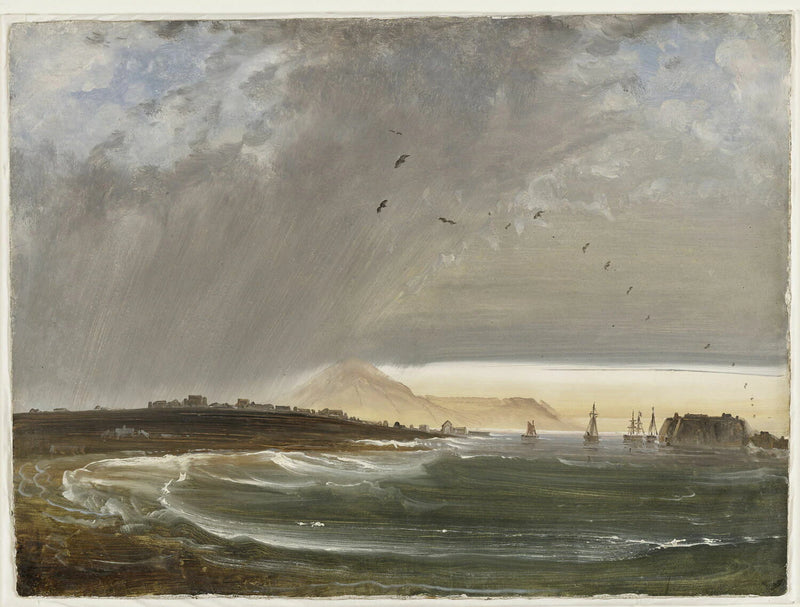Vue de Bodöe (esquisse) - Peder Balke