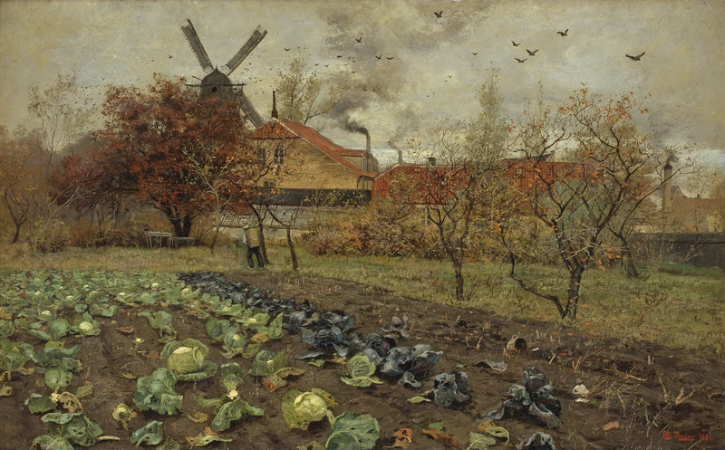 נוף של Amerikavej בקופנהגן - Frits Thaulow
