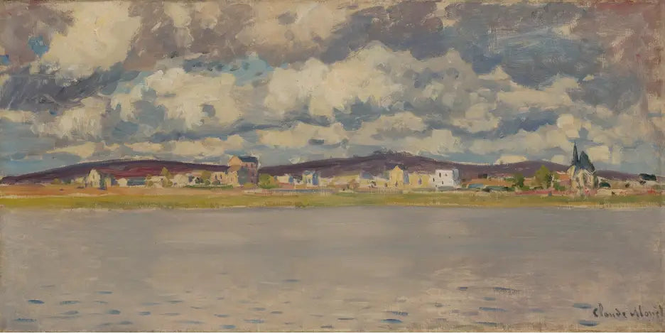 Vue d'Argenteuil - Claude Monet image 1 copie de tableau peinte à la main