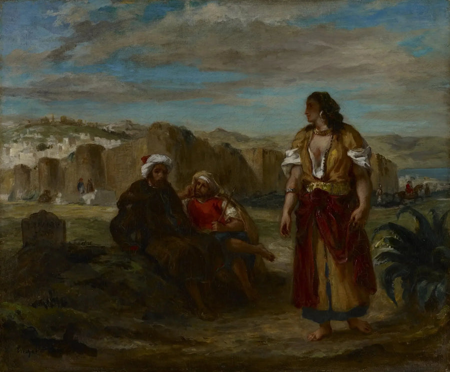 נוף מטנג'יר - אוגן דלקרואה