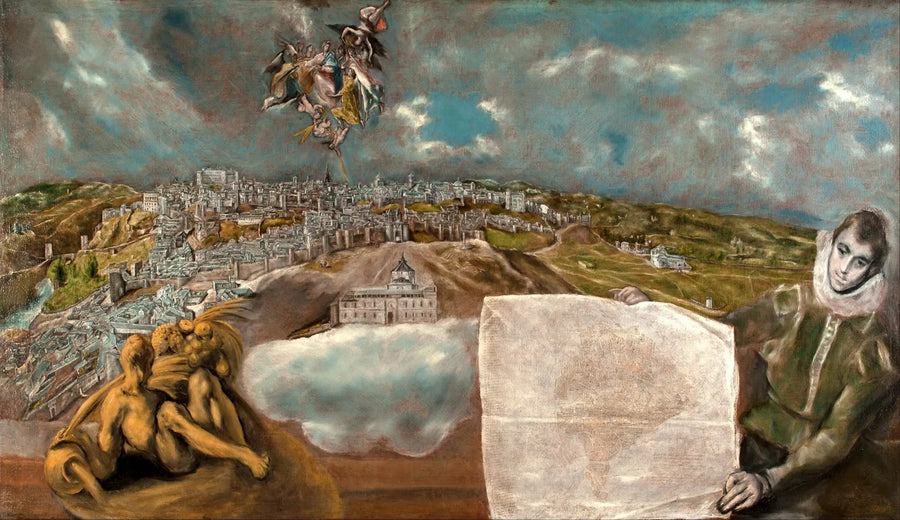 תצוגה ותוכנית של טולדו - אל גרקו