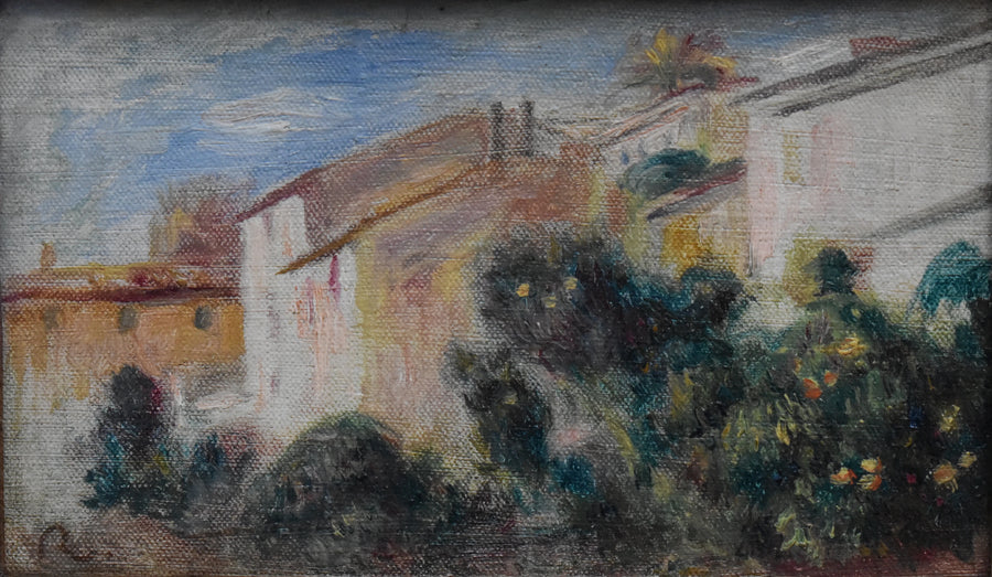 Vue du jardin de la villa de Renoir, vers 1905, musée des Beaux-Arts de Bordeaux Bx 1983.9.4 – reproduction peinture à l’huile sur toile